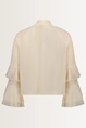 Chiffon blouse met strikdetail Vera Mont