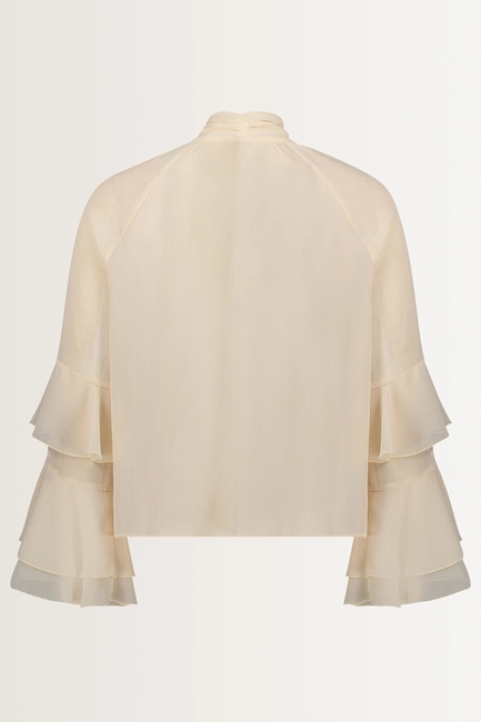 Chiffon blouse met strikdetail Vera Mont