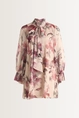 Chiffon jurk met bloemenprint Vera Mont