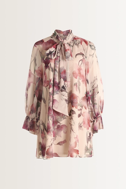 Chiffon jurk met bloemenprint Vera Mont