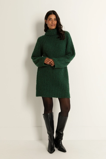 Chunky knit jurk