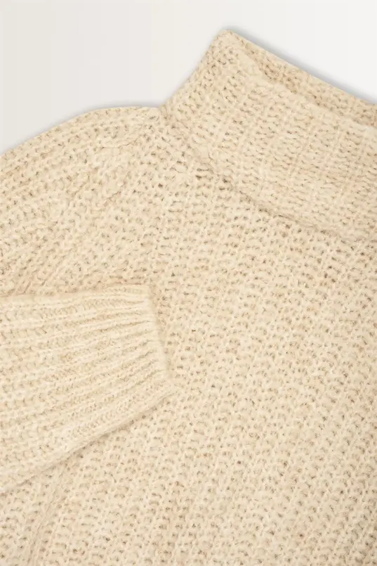Chunky knit jurk