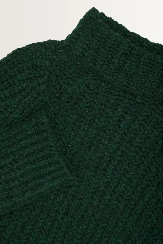 Chunky knit jurk