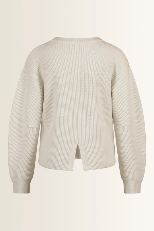Chunky trui met splitdetail