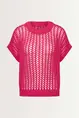 Chunky zomertop met open structuur