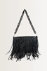 Clutch met veertjes