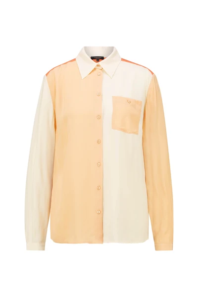 Colourblocking blouse