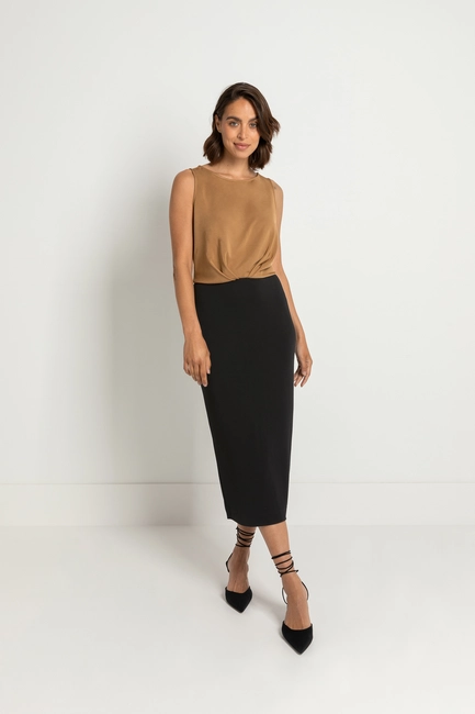 Colourblocking jurk