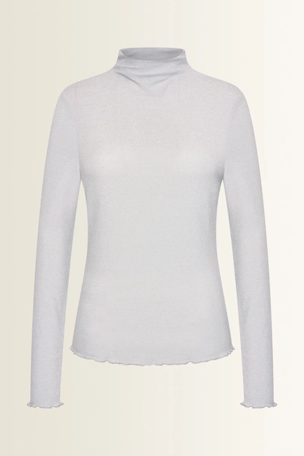 Coltop met metallic glans