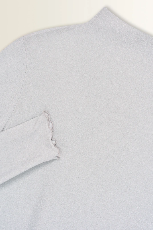 Coltop met metallic glans