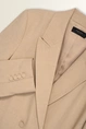 Coolwool blazer met strikceintuur