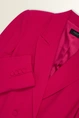 Coolwool blazer met strikceintuur