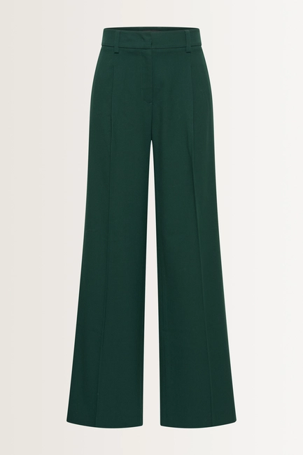 Coolwool pantalon met persvouw