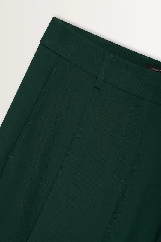 Coolwool pantalon met persvouw