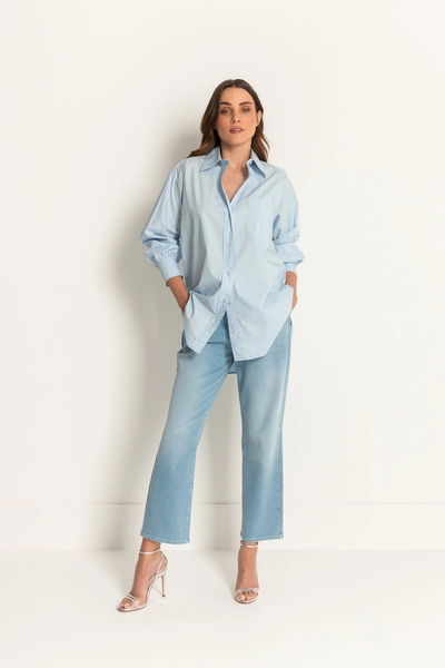 Cropped 5-pocket denim