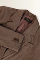 Cropped blazer met lurexstreep