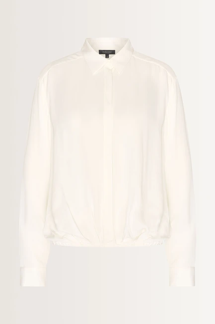 Cropped blouse met elastische zoom