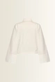 Cropped blouse met overhemdkraag