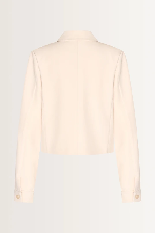 Cropped jasje met borstzakken