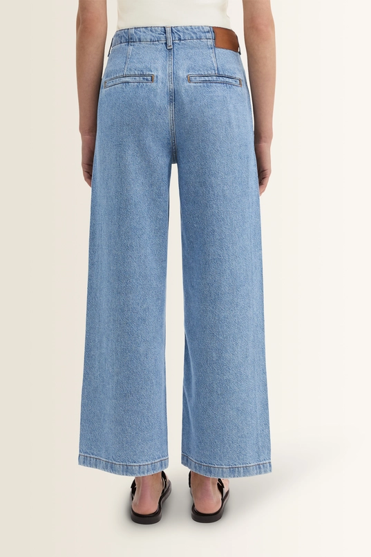 Cropped jeans met wijde pijpen Marc O'Polo