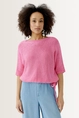 Cropped pullover met trekkoord OUI