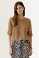 Cropped pullover met trekkoord OUI
