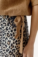 Cropped pullover met trekkoord OUI