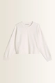 Cropped sweater logodetail Marc O'Polo