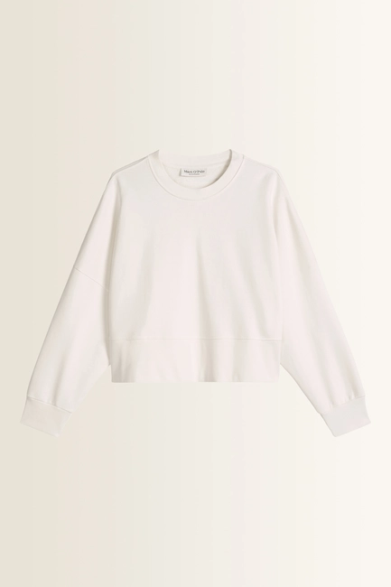Cropped sweater logodetail Marc O'Polo