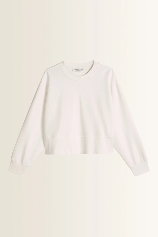 Cropped sweater logodetail Marc O'Polo