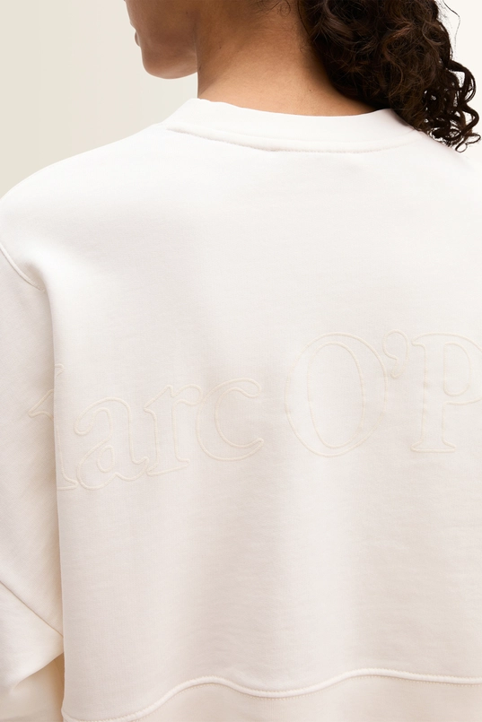 Cropped sweater logodetail Marc O'Polo