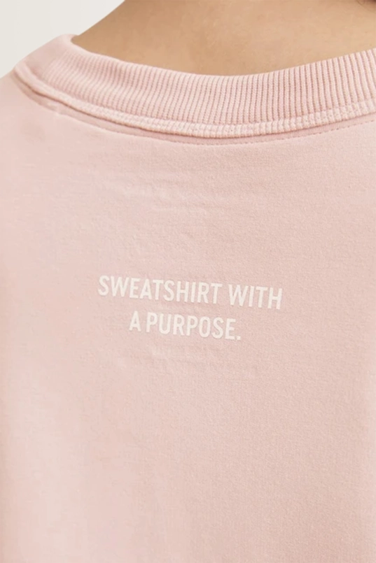 Cropped sweatshirt statementprint Marc O'Polo