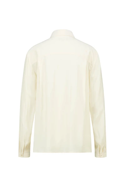 Crêpe overhemdblouse
