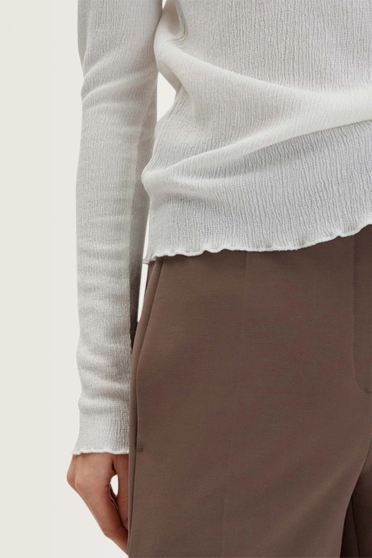 Crêpe top geplooide details Keloni Someday