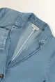 Denim blazer met reverskraag