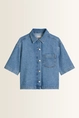 Denim blouse met borstzak Marc O'Polo