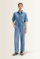Denim blouse met borstzak Marc O'Polo