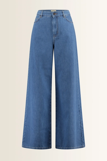 Denim broek met high waist Vega Max Mara Weekend