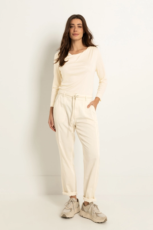 Denim broek met utility-details
