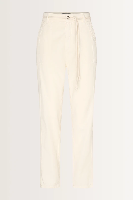 Denim broek met utility-details