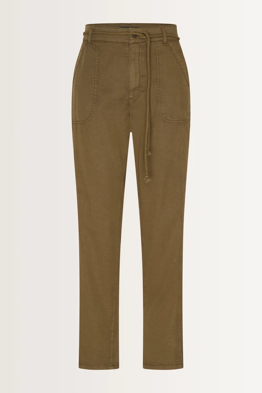Denim broek met utility-details