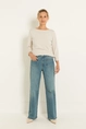Denim broek met voorzakken
