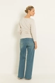 Denim broek met voorzakken