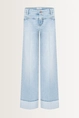 Denim broek met wijde pijpen Antonia Cambio