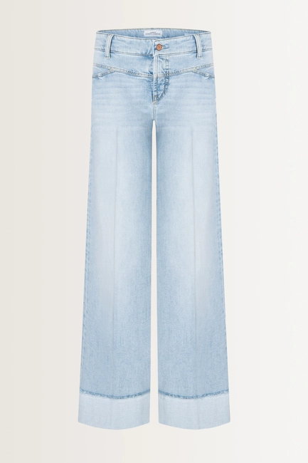 Denim broek met wijde pijpen Antonia Cambio