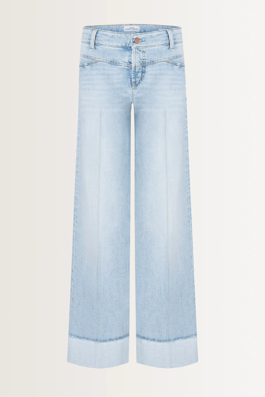 Denim broek met wijde pijpen Antonia Cambio