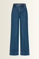 Denim broek wijde pijp