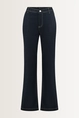 Denim chino met decoratief gespje