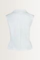 Denim gilet elastische taille