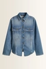 Denim jack met getailleerde pasvorm Naari Someday